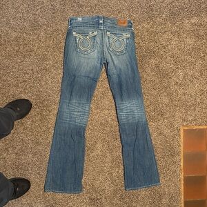 Big Star Flare Jeans in Classic Blue